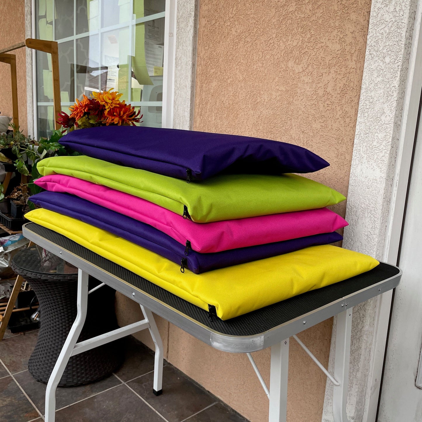 Yellow Waterproof Mat for Ruff Land Kennel - Large, XL, Intermediate, Backseat Rider, Medium, Small