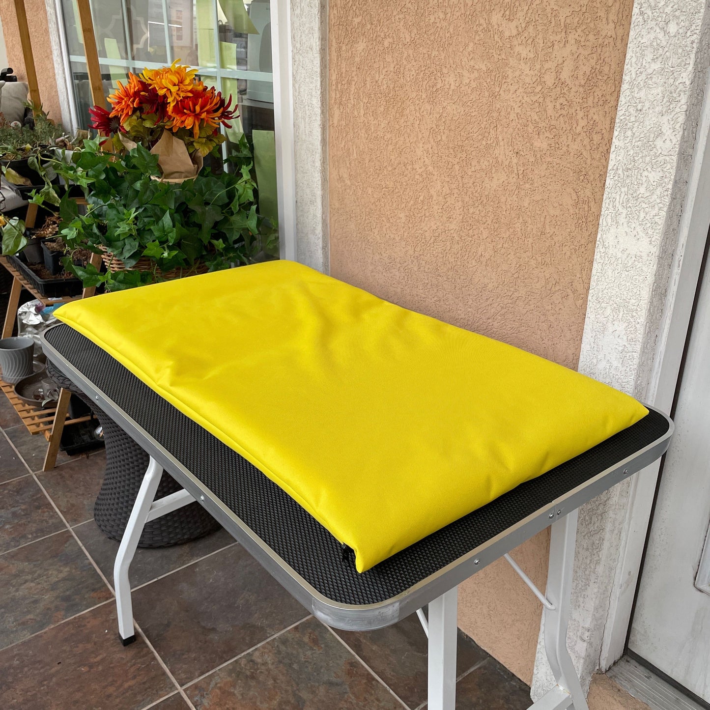 Yellow Waterproof Mat for Ruff Land Kennel - Large, XL, Intermediate, Backseat Rider, Medium, Small